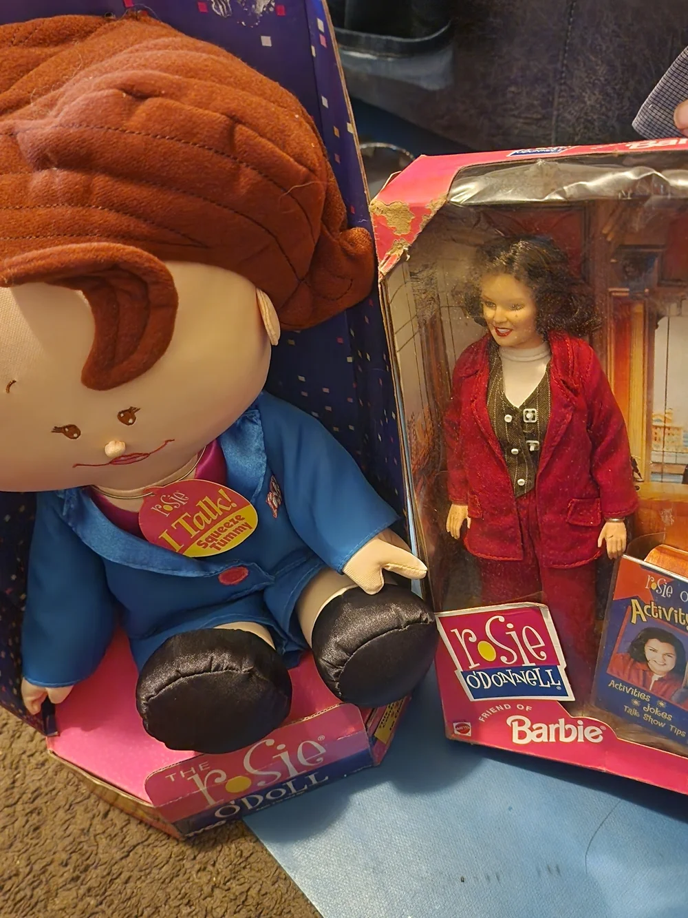 New vantage, 1977.\nTwoRosie O'Donnell Collector Doll in Pink Outfit